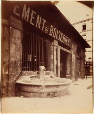 Marché Popincourt, fontaine démoli 1904 , 11e arrondissement