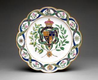 Plate (from the "Duke of Clarence Armorial" Service)