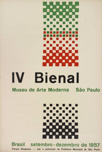 Cartaz da IV Bienal de São Paulo