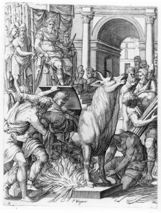 Phalaris Condemning the Sculptor Perillus to the Bronze Bull