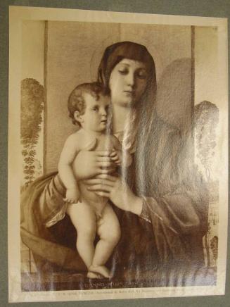 Accademia di Belle Arti.  La Madonna col Bambino Gesu.  (Giov. Bellini)