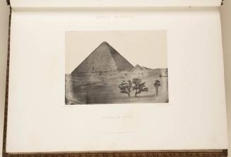 Egypte Moyenne.  Pyramide de Chéops 