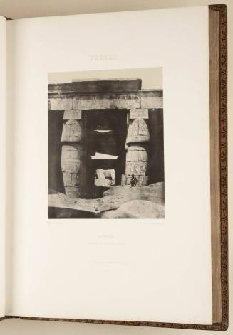Thebes. Karnak. Portique du Temple de Khons