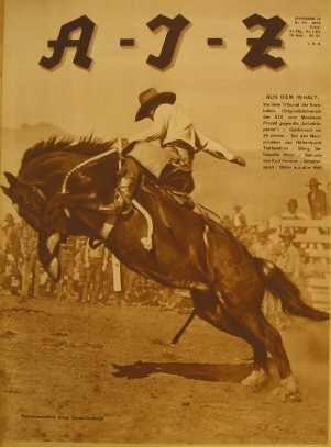 Reiterkunstuck eines Texas-Cowboys