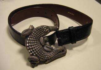 Alligator Buckled (no. BB201BK)  and Belt (no. SL30)