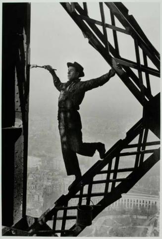 Painter on the Eiffel Tower