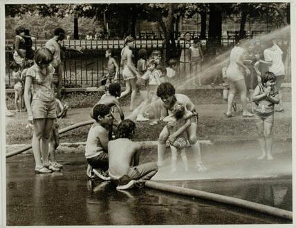 Street Shower, Mullaly Park, South Bronx, New York