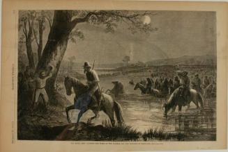 The Rebel Army Crossing The Fords Of The Potomac For The Invasion Of Maryland