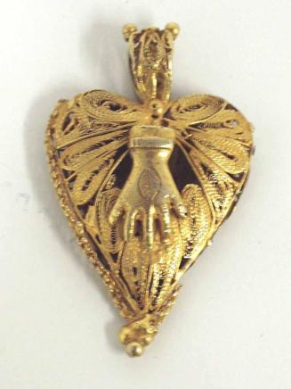Pendant (Form of a Heart Surmounted by a Hand)
