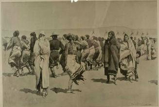 The Ghost Dance By The Ogallala Sioux At Pine Ridge Agency, Dakota