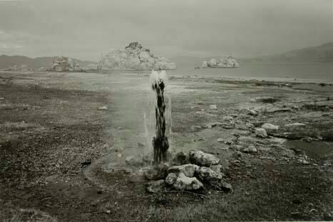 Capped Geyser, North Shore, Pyramid Lake, Nevada