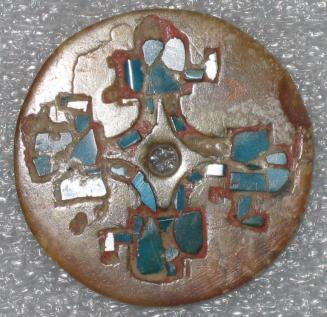 Pair of Disk Ornaments with Inlays