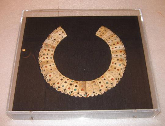 front of object, in case as received by MFAH