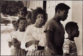 Cairo, Illinois, 1962, Demonstrators at the "All White" Swimming Pool