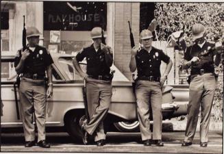 Birmingham, Alabama, 1963, Highway Patrolmen, Outside the Site of the Bombed 16th Street Baptist Church, Where Four Young Girls Were Murdered