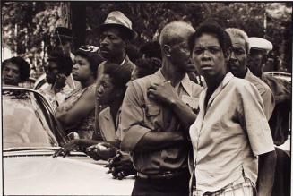 Birmingham, Alabama, 1963, Crowds Wait Along the Funeral Route of the Girls Murdered in the 16th Street Baptist Church Bombing