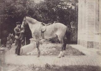 Study of a Horse with Groom