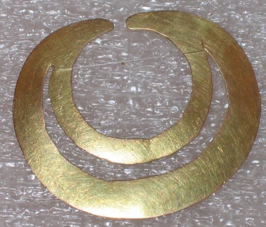 Crescent-Shaped Ear Ornament