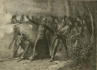 Father Lacombe Heading The Indians