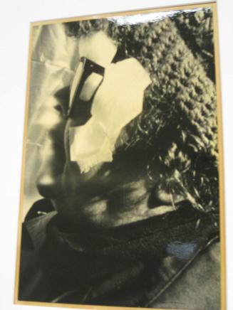 Untitled (woman with handkerchief behind glasses, DC)