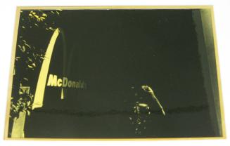 Untitled (bra strap and McDonald arch, DC)