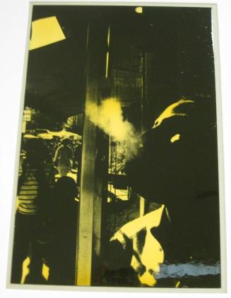 Untitled (man blowing smoke, DC)