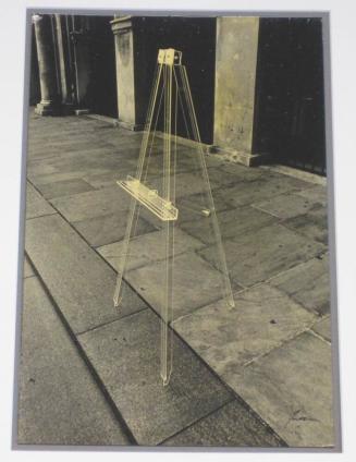 Untitled (transparent easel, LA)