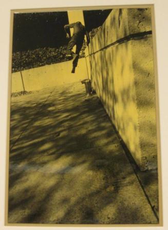 Untitled (man in midair jumping from ledge, DC)
