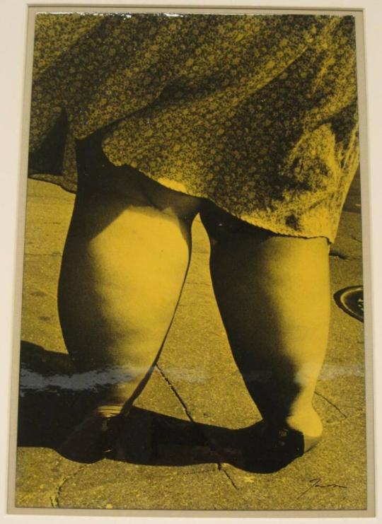 Untitled (woman with huge calves, DC)