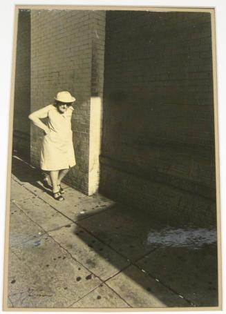 Untitled (old woman with light at same height, DC)