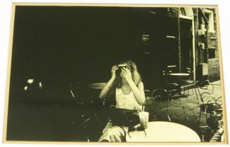 Untitled (woman, sitting with mirror to face, DC)