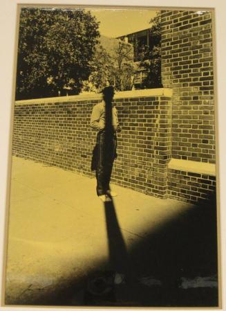 Untitled (man in shadow with cigarette, DC)