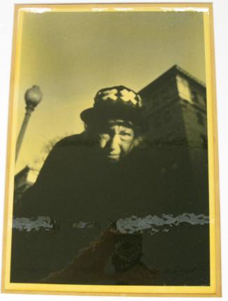 Untitled (old woman with x on hat, DC)