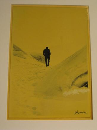 Untitled (black man in snow, NY)