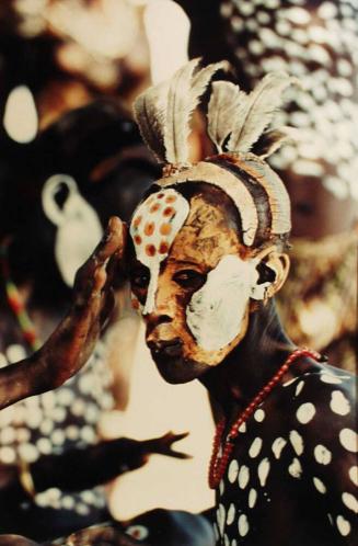 Karo Courtship Dancer, Ethiopia