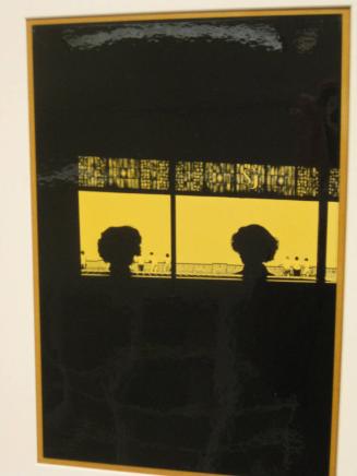 Untitled (silhouetted heads of old twins, Montreal)