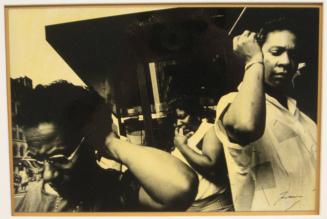 Untitled (three women with elbows bent, DC)