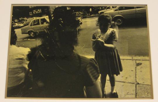 Untitled (girl in front of mother with tangled fingers, DC)