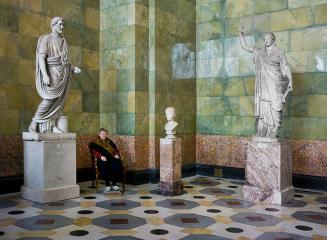 Statues of Antonius Pius, Youth, and Caryatid, Hermitage