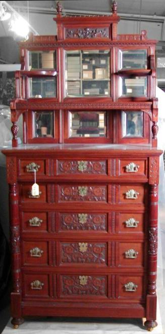Chest of Drawers with Etagere