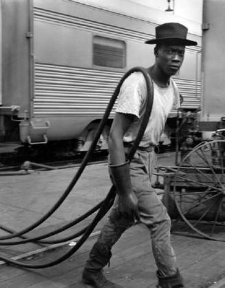 Railroad Car Maintenance Man