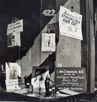 Ben's Barber Shop Window, San Francisco