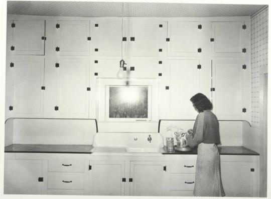 Kitchen of FSA Tenant Purchase Client, Hidalgo County, Texas