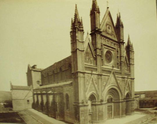 Side View of the Orvieto Cathedral