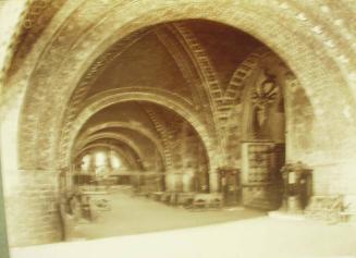 A main aisle of the lower church of S. Francesco in Assisi.