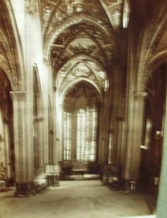 The interior of the Cathedral in Arezzo