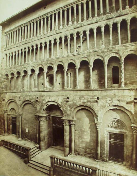 The church of S. Maria della Pieve in Arezzo