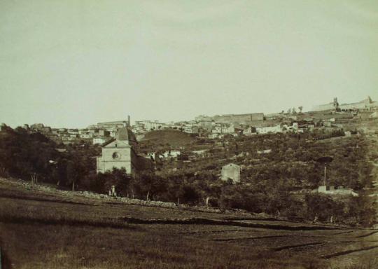 Panoramic view of Cortona