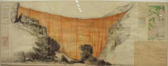 Large Drawing: Valley Curtain Project