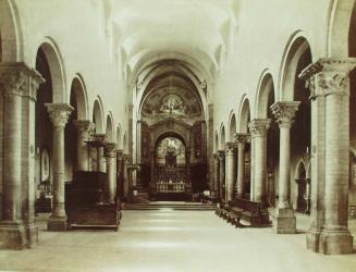 The Interior of the Duomo in Todi.